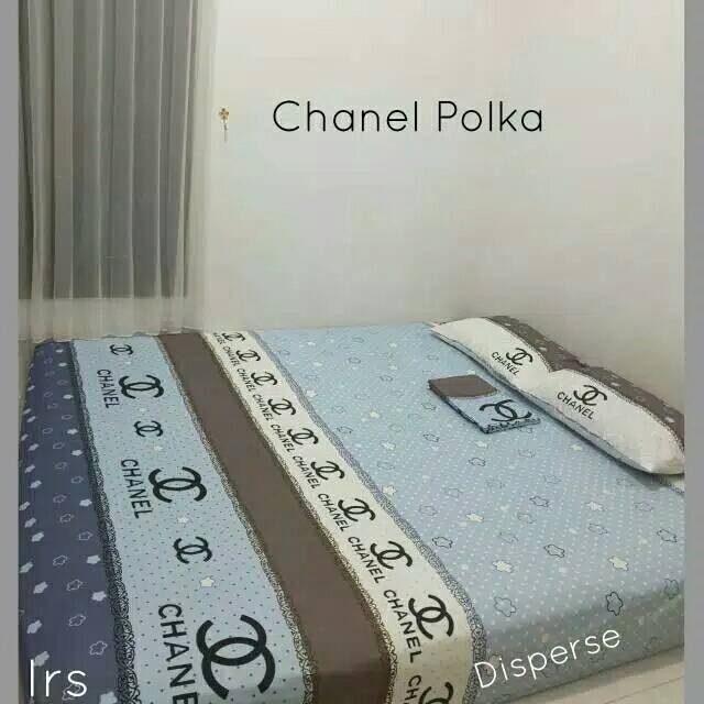 Sprei murah homemade Chanel Polka