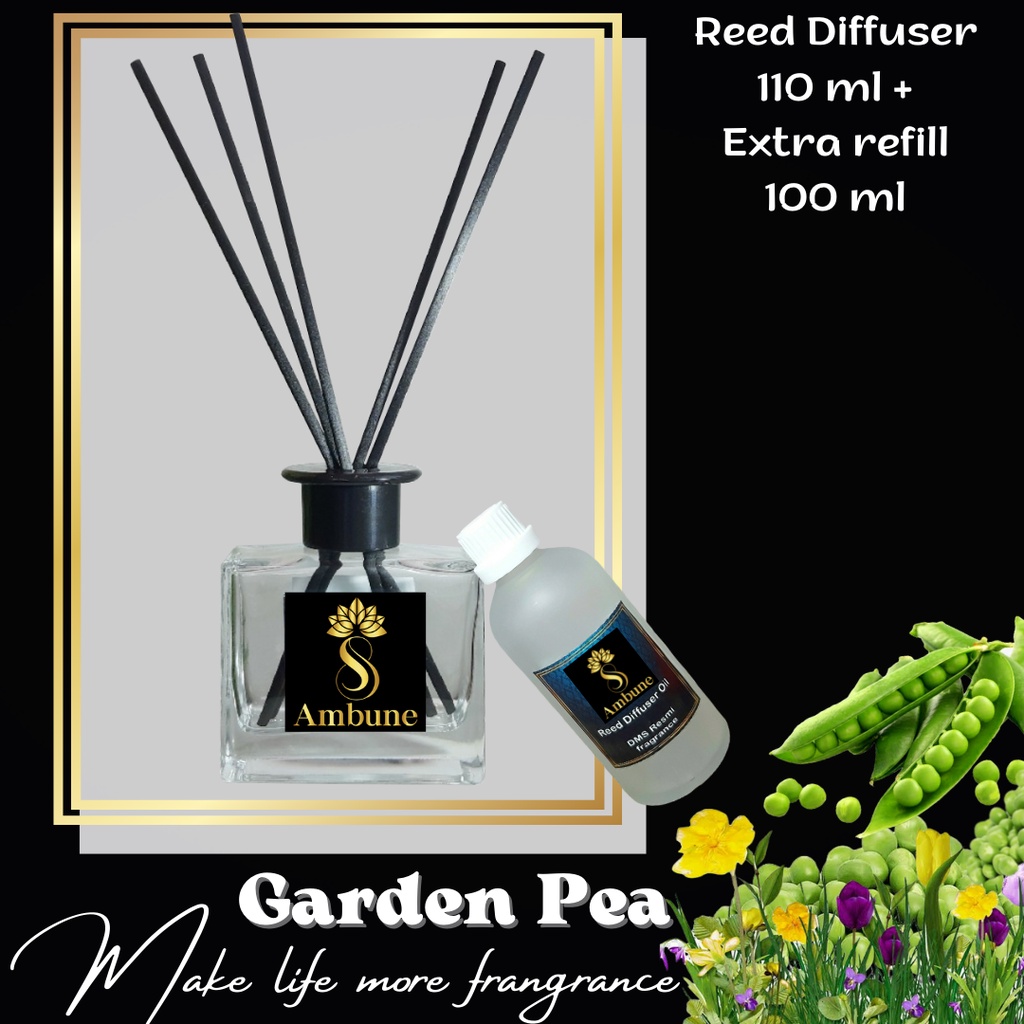 Garden Pea Pengharum Ruangan 110 ml + Extra refill 100 ml