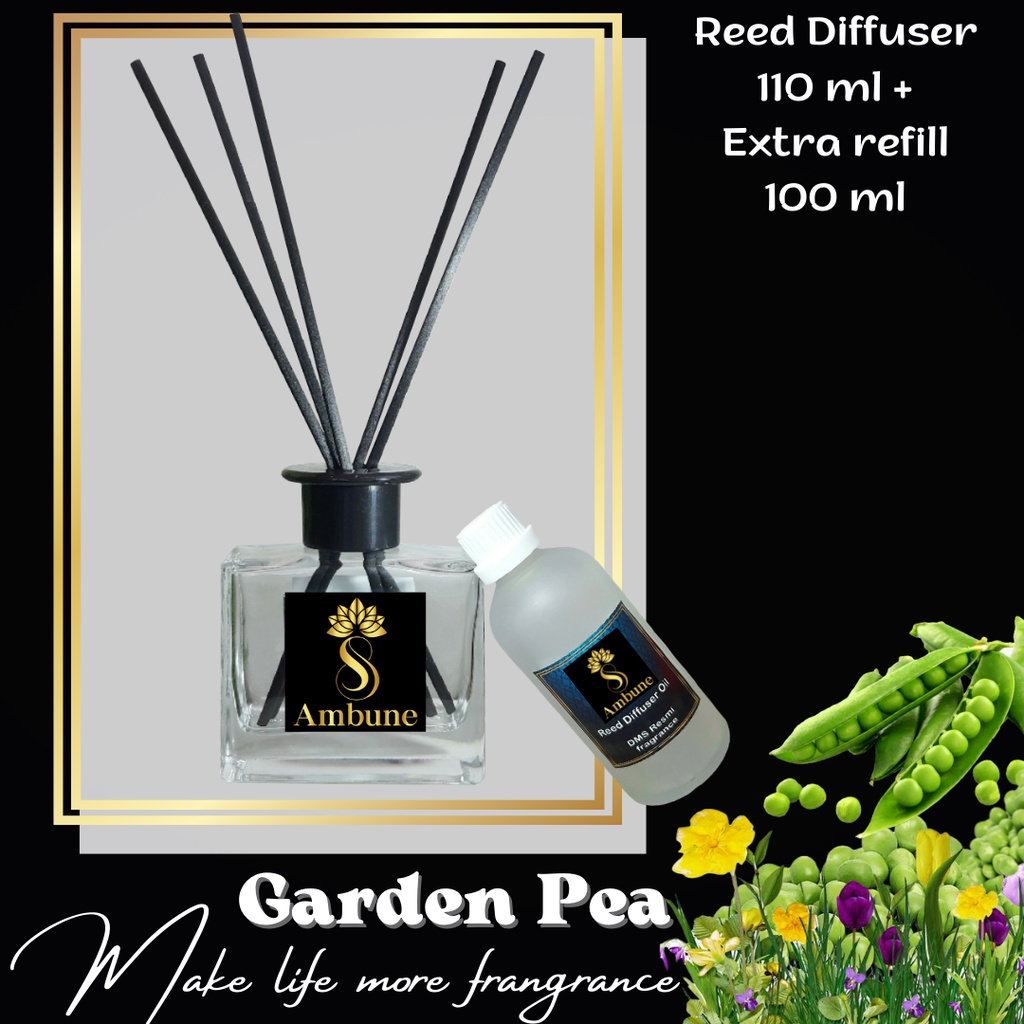 Garden Pea Pengharum Ruangan 100 ml + Extra refill 100 ml