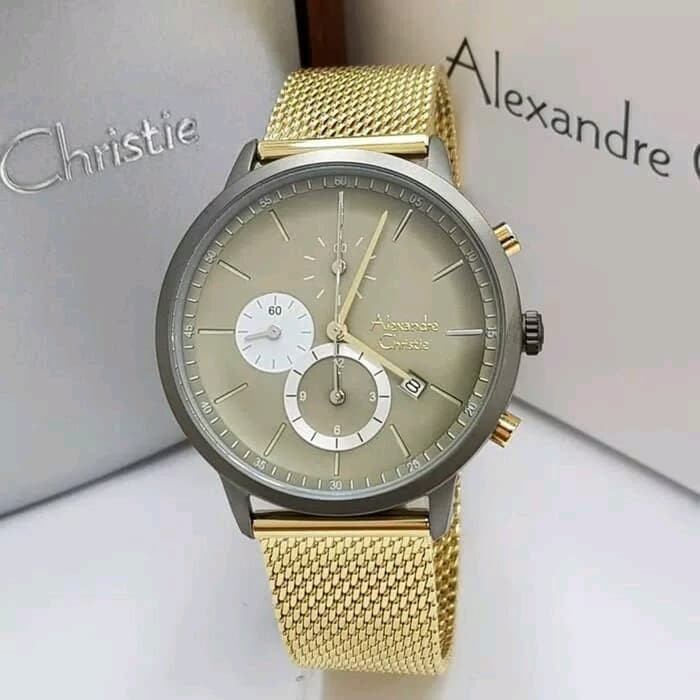 ORIGINAL Jam Tangan Pria Alexandre Christie AC 6498 / AC6498 Garansi 1 Tahun