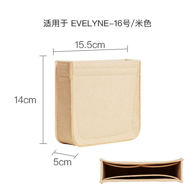 Felt Bag organizer for evelyne / organiser tas eveline/ pouch / kosmetik
