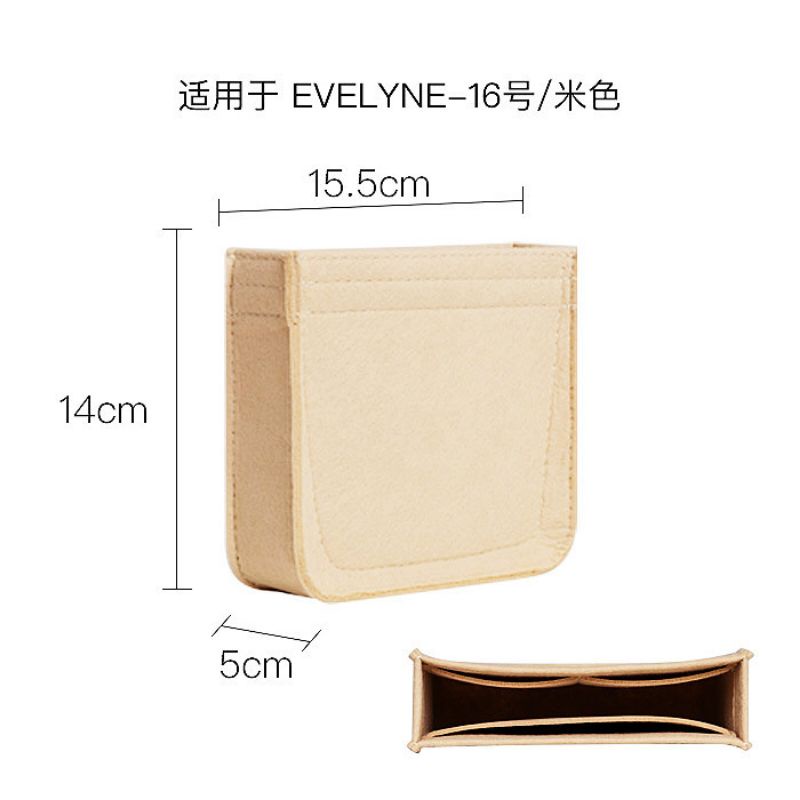 Felt Bag organizer for evelyne / organiser tas eveline/ pouch / kosmetik