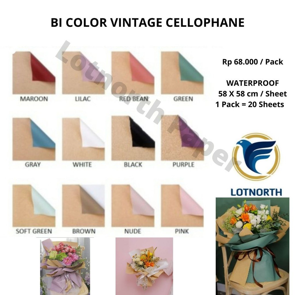 

BI COLOR | BICOLOR VINTAGE CELLOPHANE