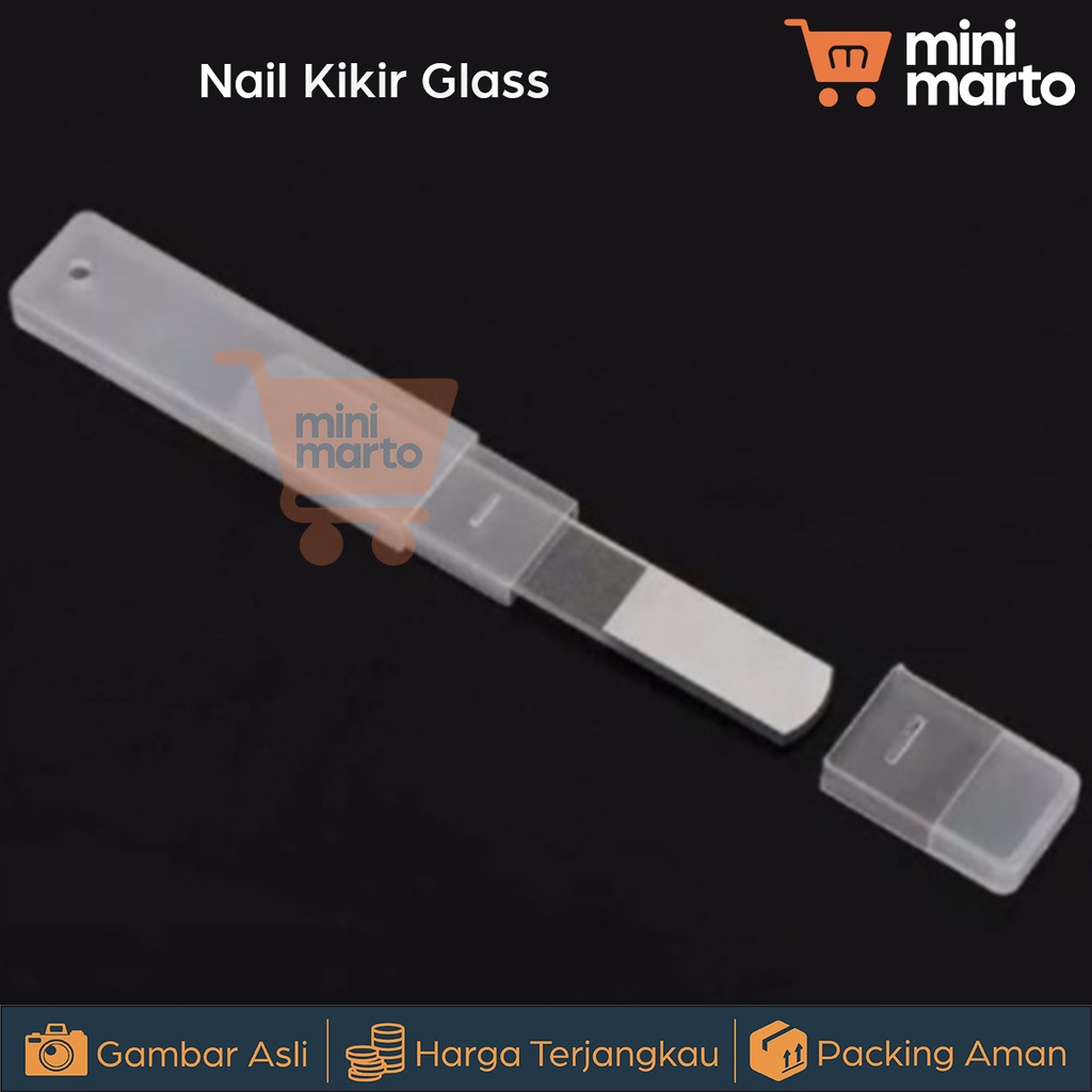 Kikir Kuku Glass Nail File Untuk Manicure Pedicure Shinner Glass Nail - Minimarto