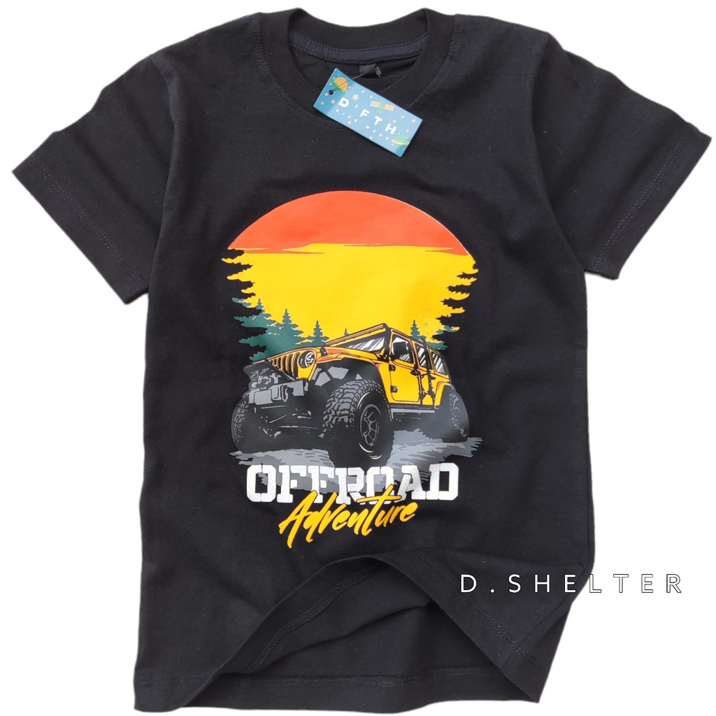 KAOS DISTRO ANAK D'FTH HITAM ADVENTURE / D.SHELTER