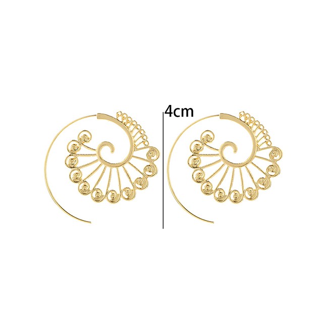 LRC Anting Tusuk Fashion Vortex Gear Earrings F5931X