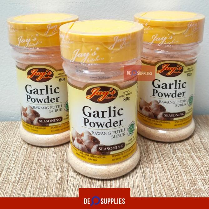 

Jay's Garlic Powder 80gr - Jays Bubuk Bawang Putih Tabur Serbuk Jay