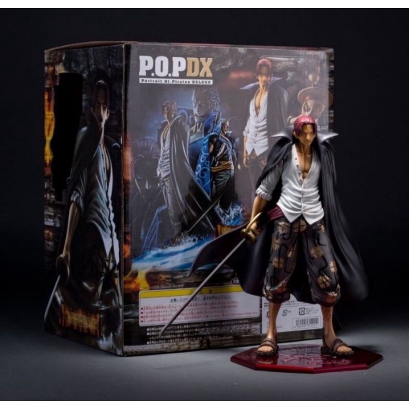 pop shanks one piece figure shanks red hair yonkou one piece figure luffy kaido big mom shirohige fi