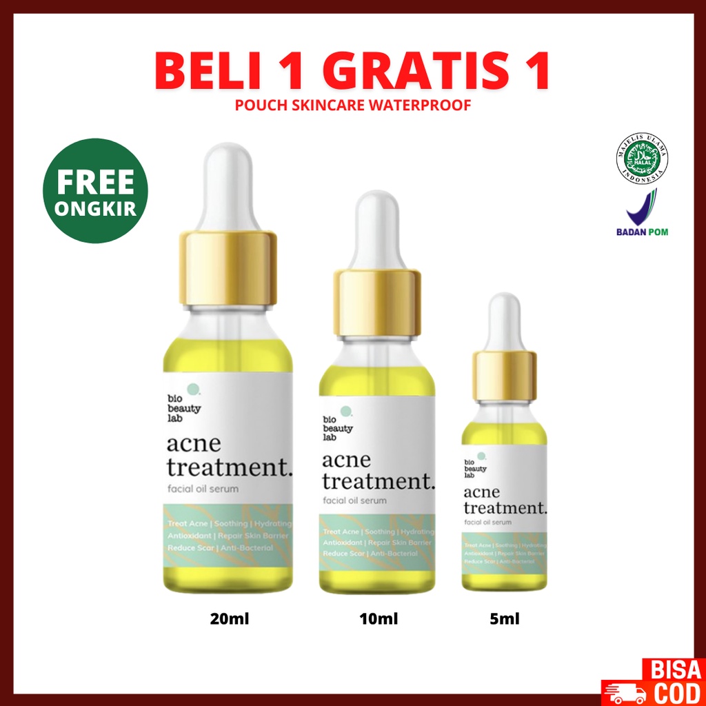[ FREE GIFT ] Bio Beauty Lab Acne treatment ( HEALING ) Facial Oil Serum 5 - 20ml
