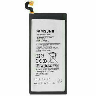 Batre Baterai Batrei Battery ZV Samsung Galaxy S6 S6 Flat Original 11