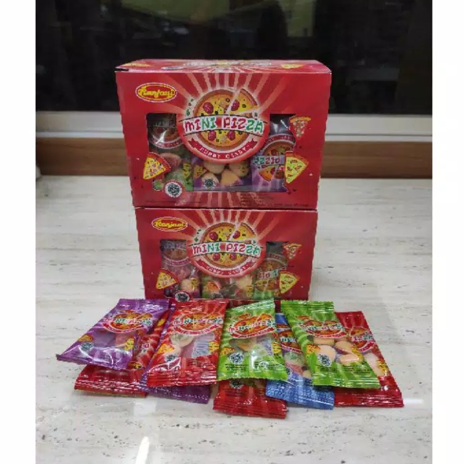 

Mini Pizza Gummy Candy 1 Pack isi 30 pcs