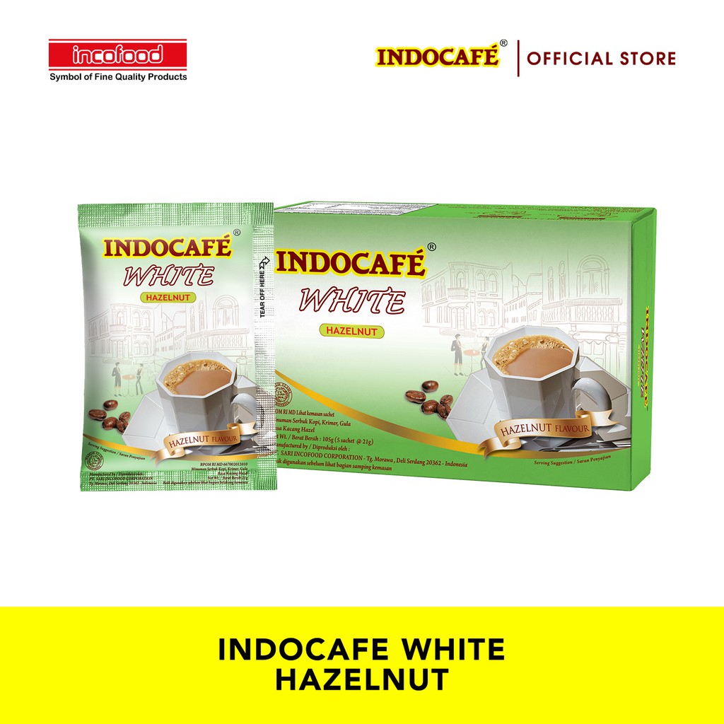 Indocafe White Hazelnut (5 sachet)