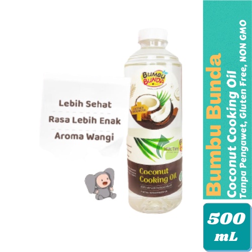 

[002] Bumbu Bunda Coconut Cooking Oil 500 mL Lemak MPASI