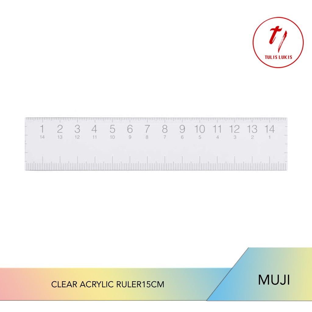 

PENGGARIS MUJI AKRILIK - ACRYLIC CLEAR 15CM