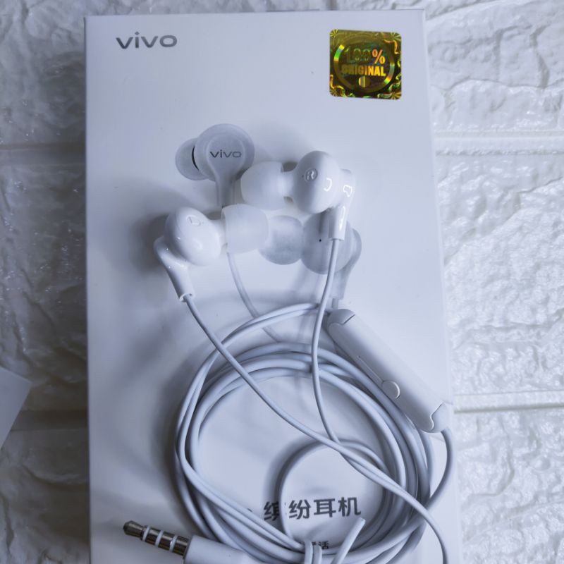 [New] Headset Vivo Original 100% Jack 3.5mm