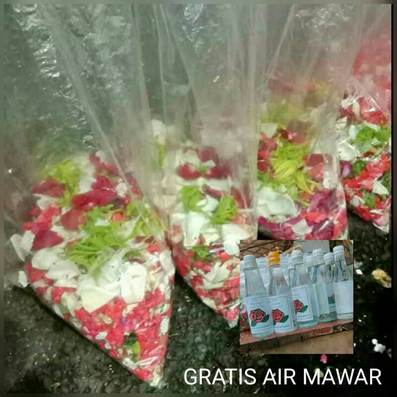 kembang tabur ziarah bunga tabur campur komplit promo GRATIS air mawar