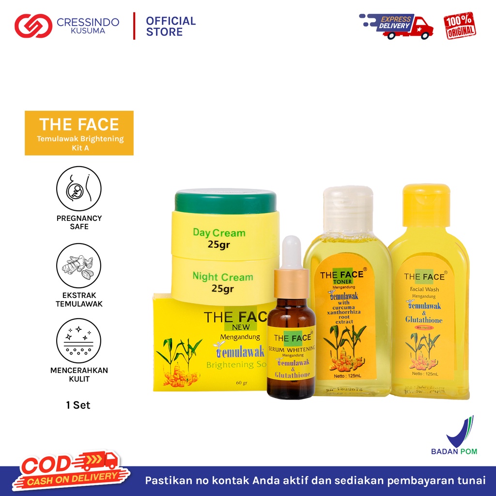 THE FACE Temulawak Brightening Kit