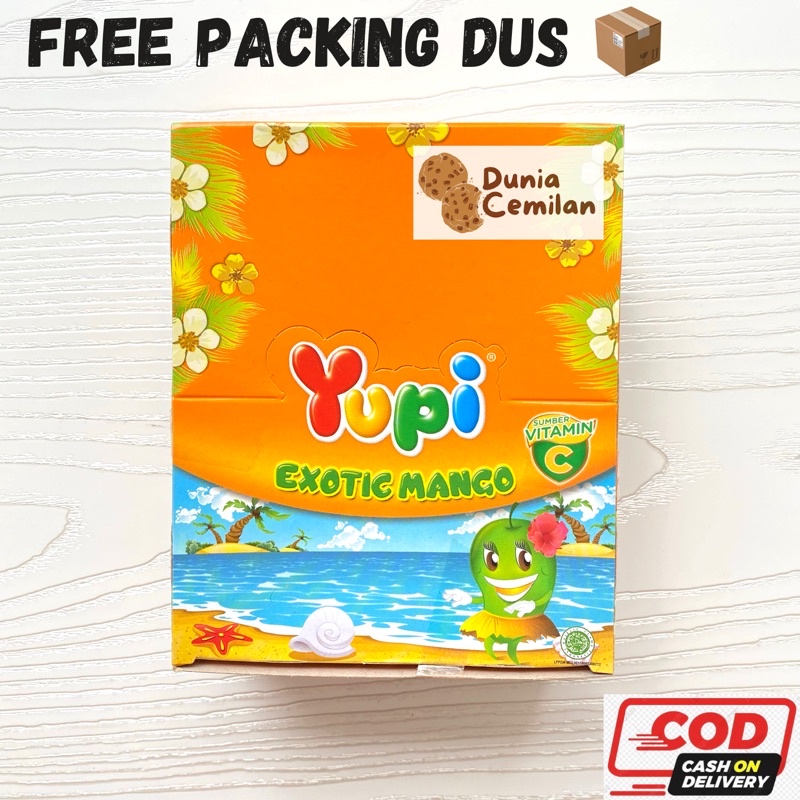 [TERMURAH!!] Yupi Exotic Mango 1 Pak isi 24pcs - Permen nikmat enak diskon termurah