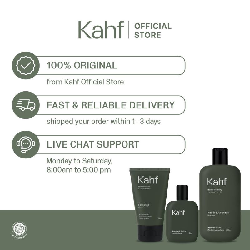 Kahf Skin Energizing and Brightening Face Wash 100ml