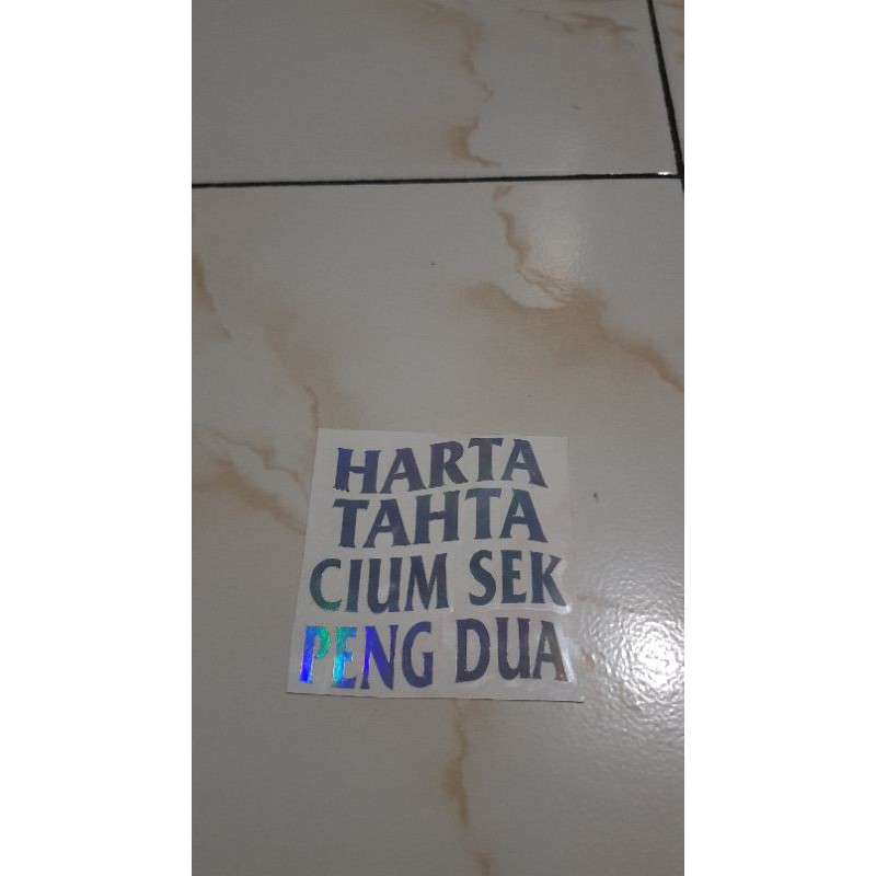 

stiker hologram