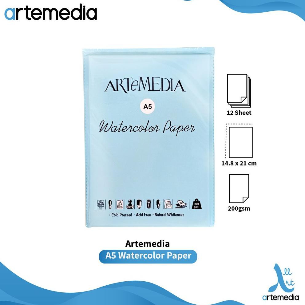 

Artemedia Watercolor Paper A5 (KODE Y744)
