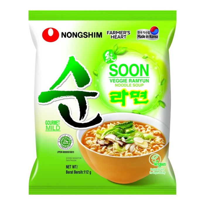 

NONGSHIM SOON VEGGIE RAMYUN 112G