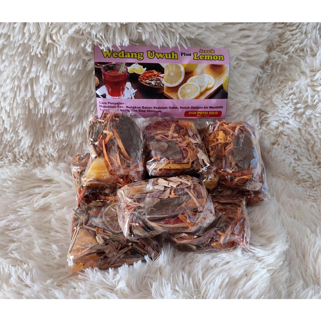 

Wedang Rempah Uwuh Plus Lemon Tradisional A045