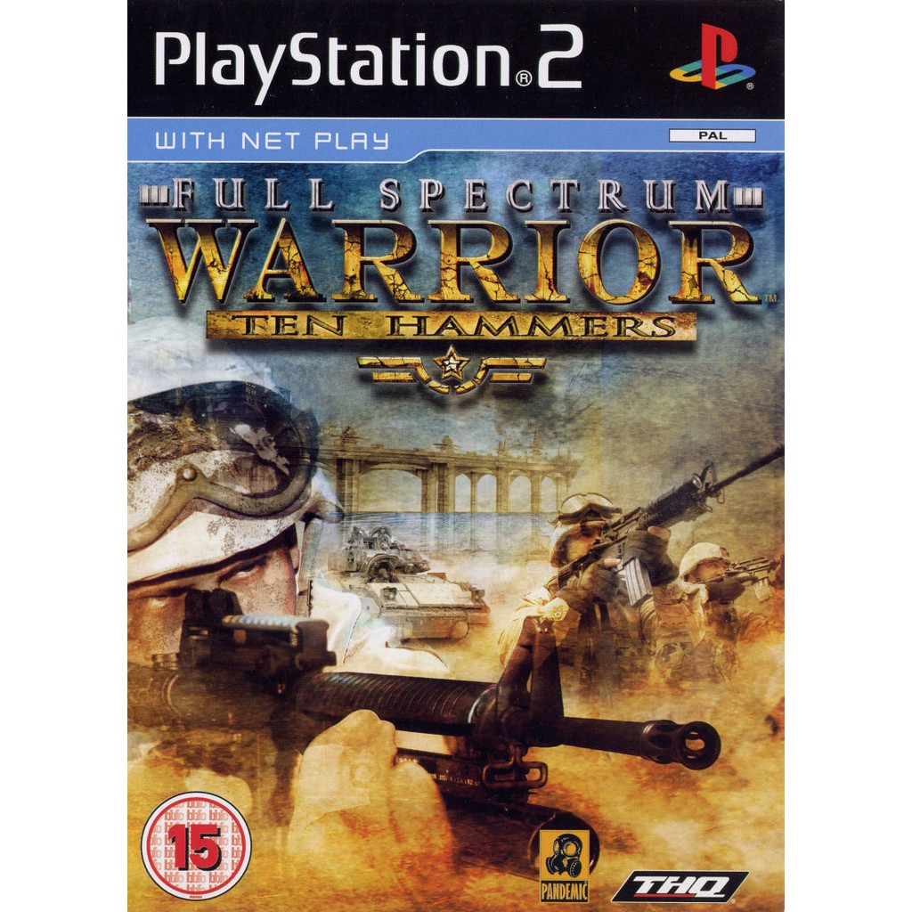 DVD Kaset Game PS2 Full Spectrum Warrior Ten Hammers