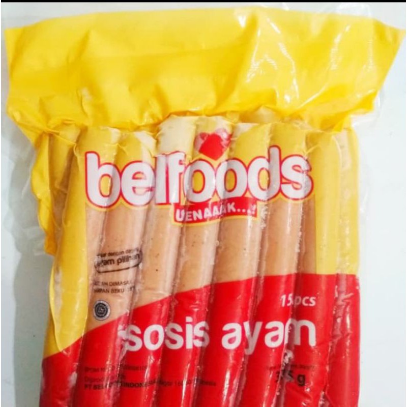 

Belfoods Sosis Ayam 375gr isi 15pcs