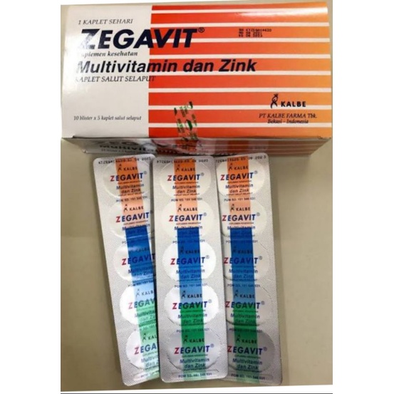 ZEGAVIT SUPLEMEN MULTIVITAMIN DAN ZINC