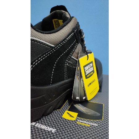 SEPATU SAFETY SHOES JOGGER INDUSTRIAL - JUMPER31 - BLACK 40