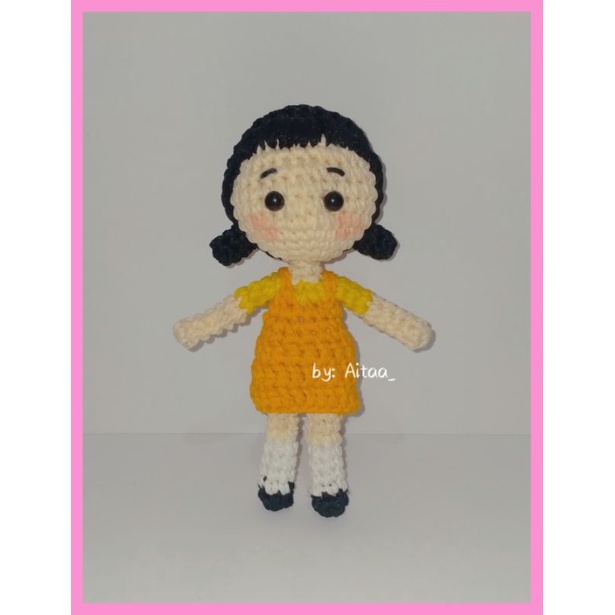 boneka squid game / gantungan kunci squid game / keychain squid game