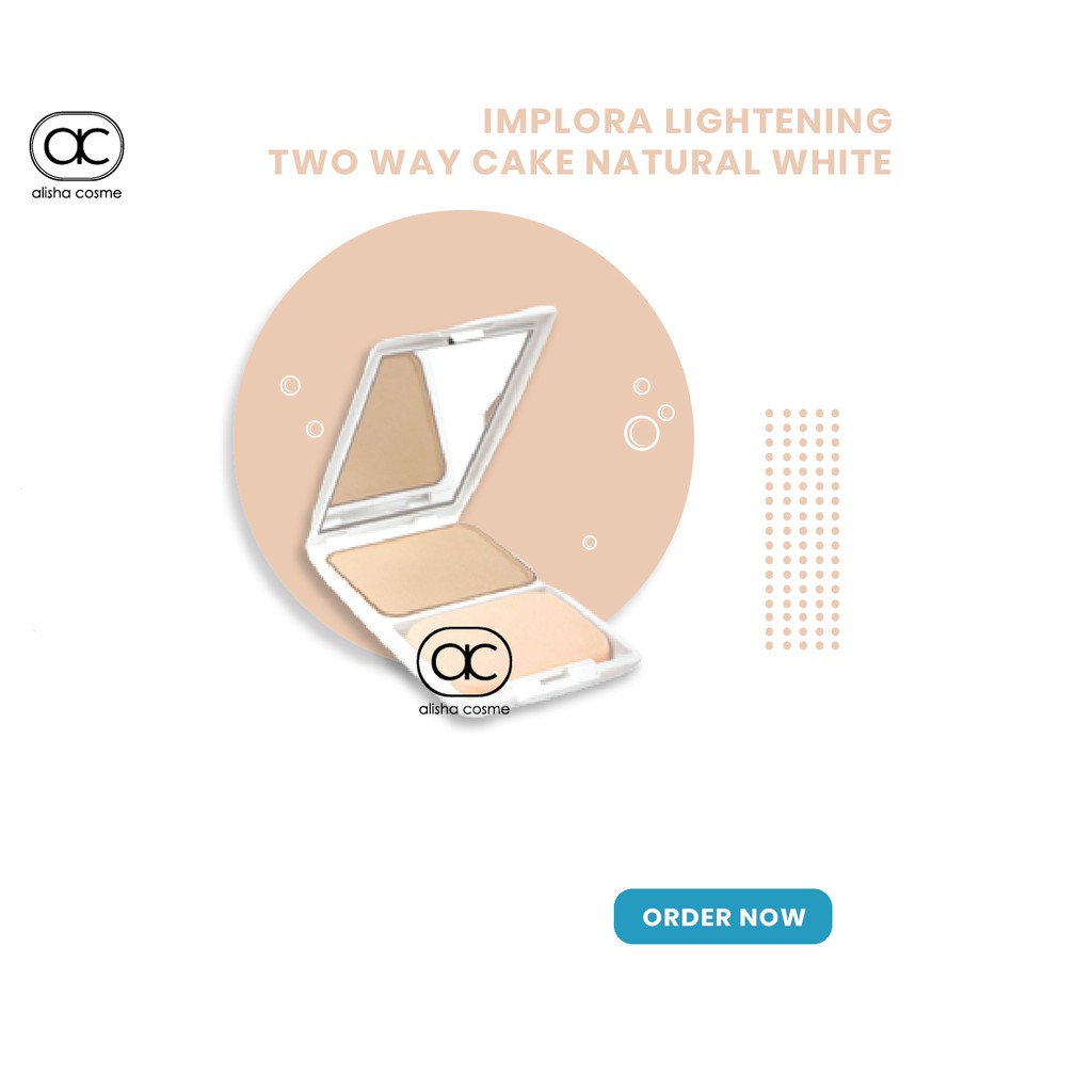 Alisha Cosme - Implora Lightening Two Way Cake All In One 12.5g - Bedak Wajah - ORI - BPOM-3