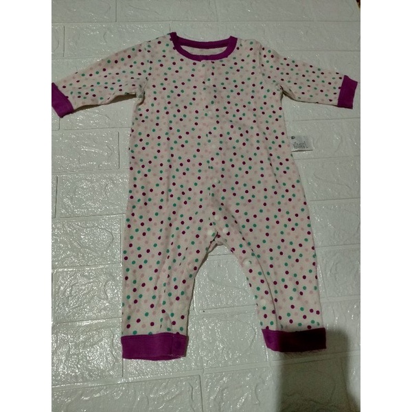 Preloved Sleepsuit Uniqlo Baby Polkadot Preloved Uniqlo Baby Sleepsuit Preloved Sleepsuit Bayi Uniql