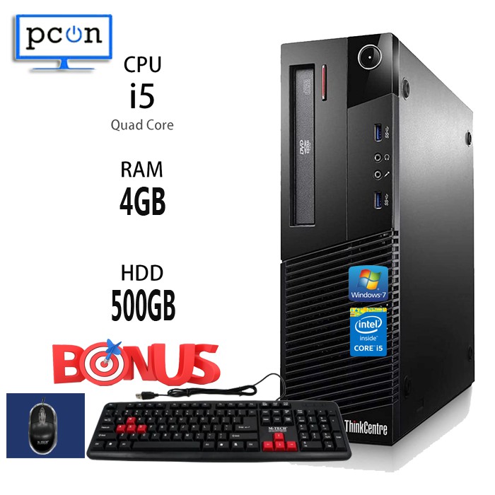 PC KOMPUTER PC BUILT UP LENOVO THINKCENTRE M81 I5 2400