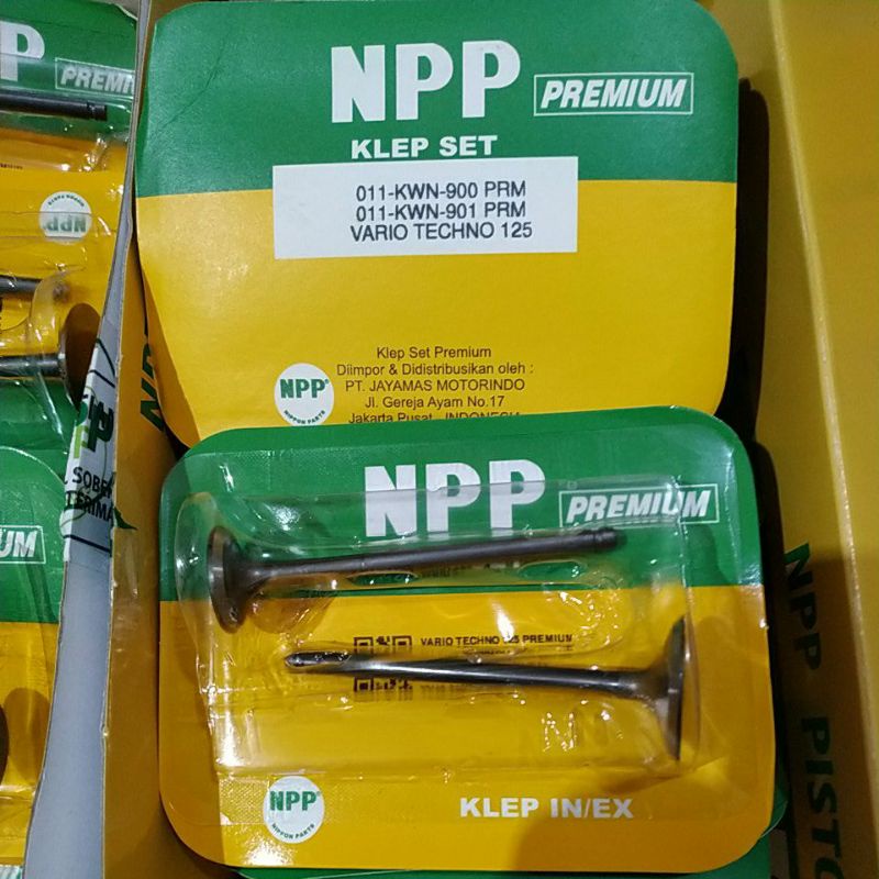 payung klep / klep set Vario techno 125 KWN NPP