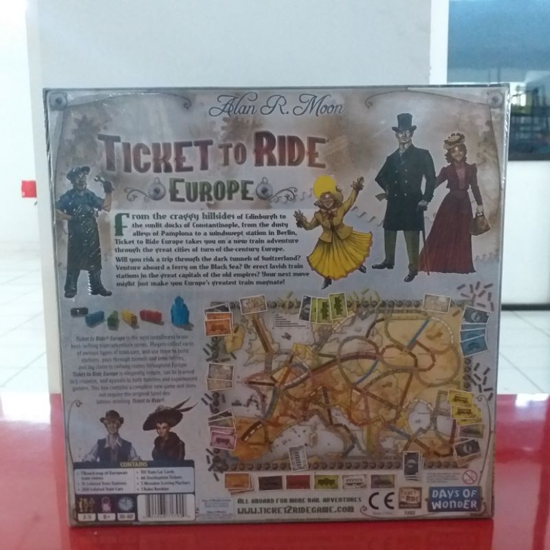 TICKET TO RIDE AMERICA / EUROPE board game