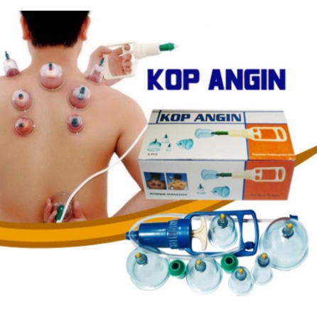 KOP ANGIN SET LENGKAP ISI 6PCS / ALAT KOP UNTUK MASUK ANGIN BEKAM