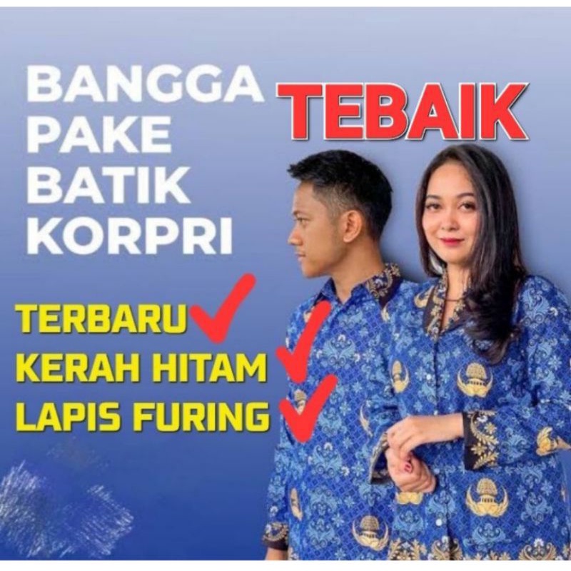 Kemeja Batik Korpri Terbaru