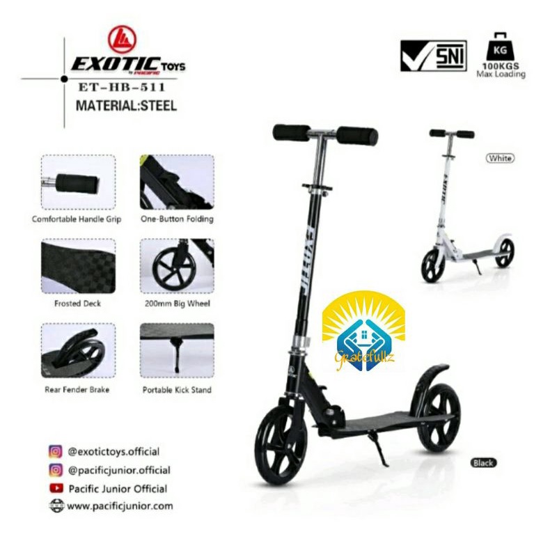 Scooter manual Exotic ET HB 511 anak dewasa