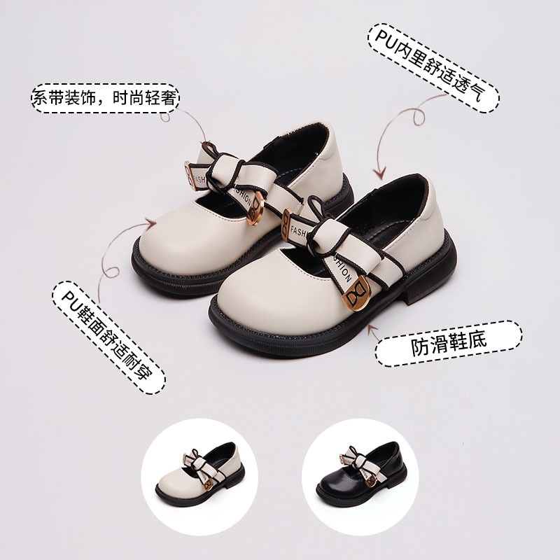 sepatu slip-on anak perempuan styl pita tengah 100% import