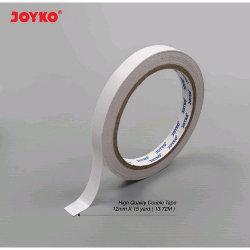 

Double tape uk kecil 1/2 inch (12mm) merk Joyko Harga per Roll
