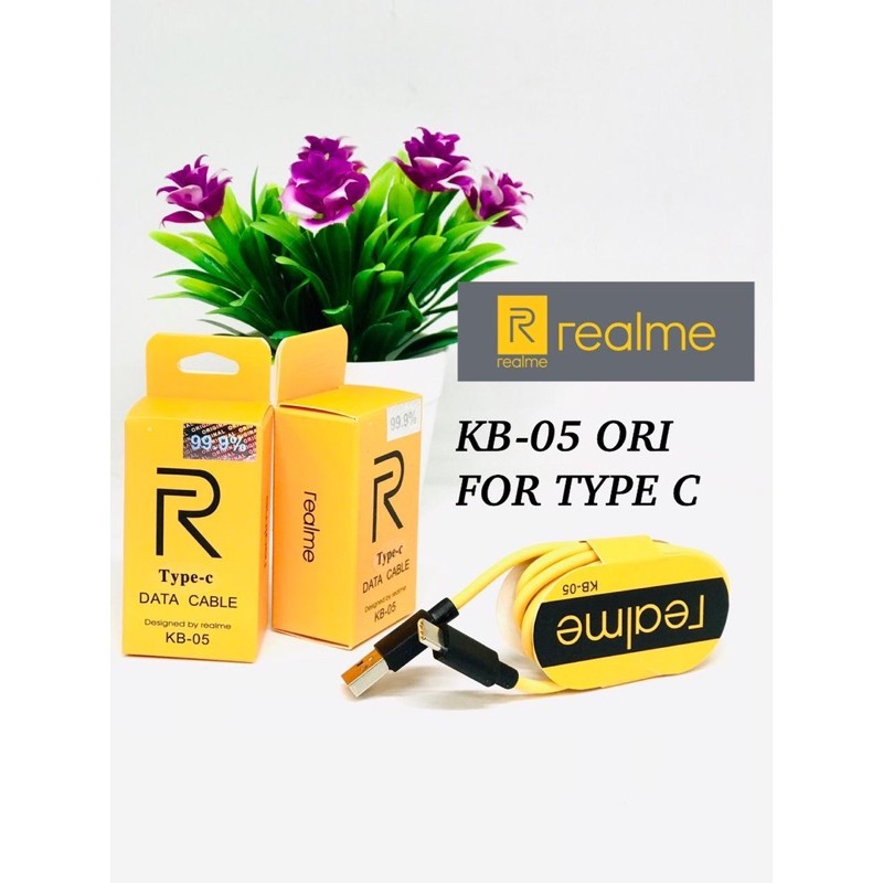 PROMO KABEL REALME KB-05 ORIGINAL KB05 VOOC NEW FOR MICRO &amp; TYPE C