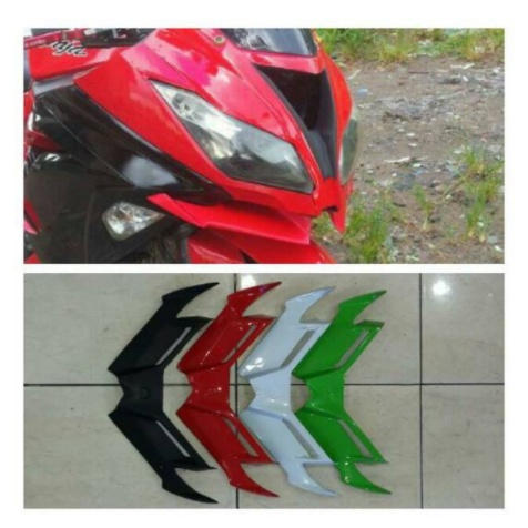 winglet plastik abs Kawasaki ninja 250 fi