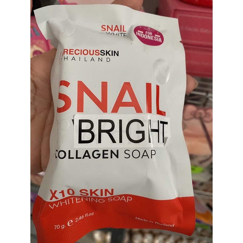 SNAIL BODY WHITE ANTI ACNE &amp; WHITENING X10 SOAP