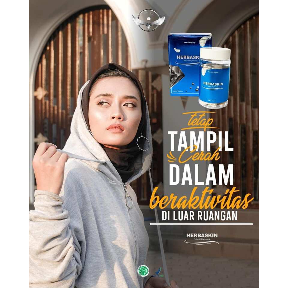 herbaskin 100%Original Natural Brightening pemutih badan