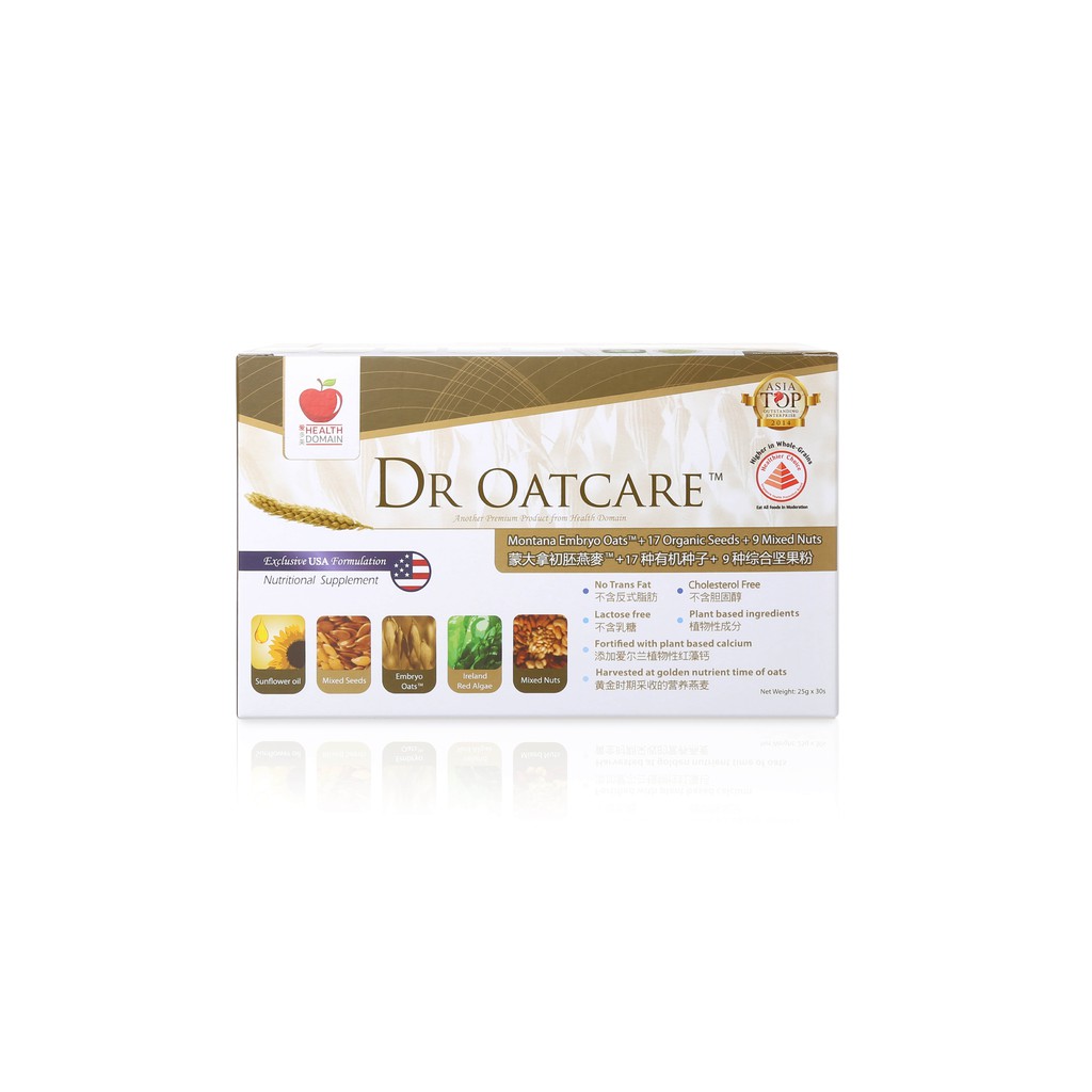Dr Oatcare Minuman Sehat Pengganti Makanan Packaging Kotak