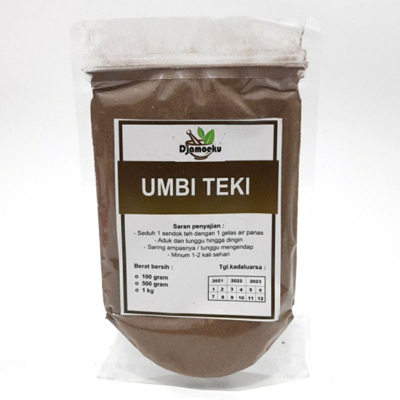 

Umbi teki bubuk 500 gram