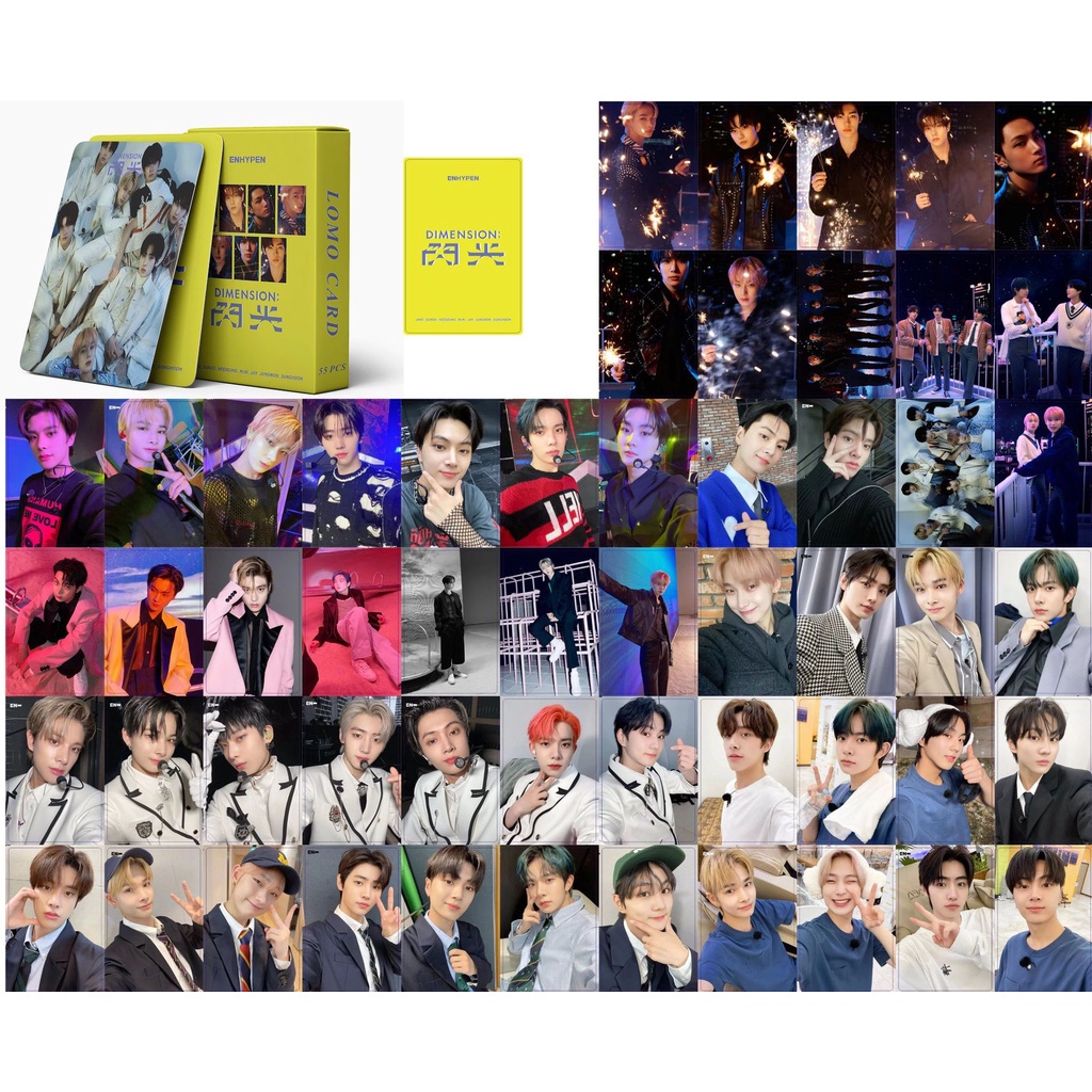 55pcs Kartu Lomo Foto Album Kpop ENHYPEN