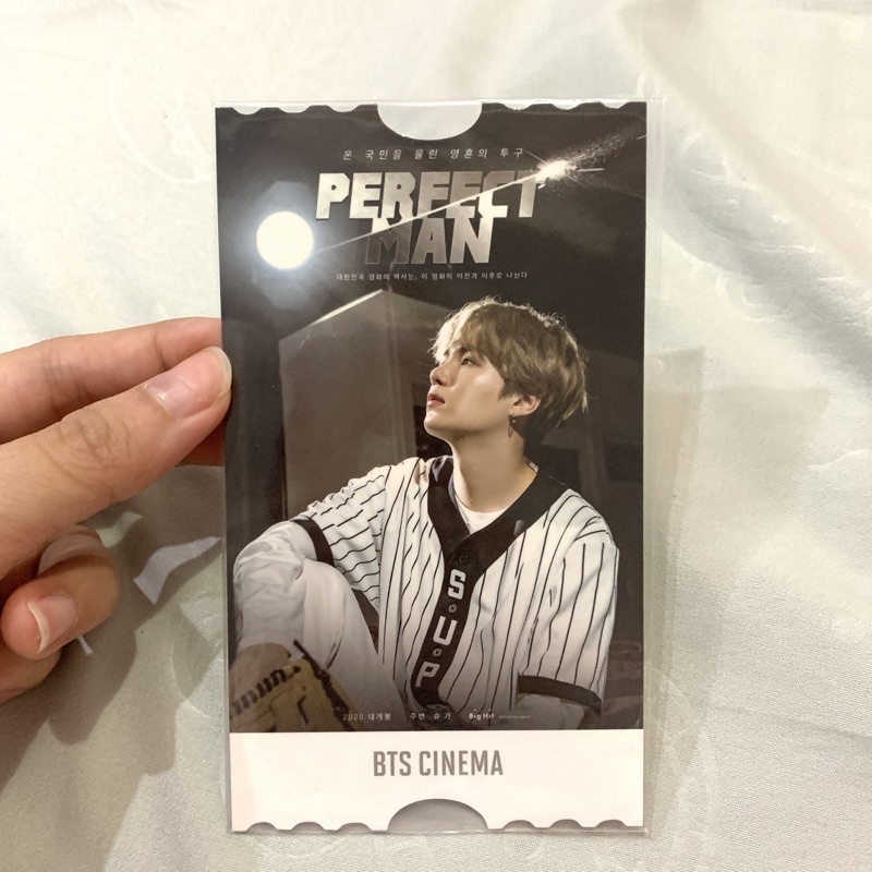 BTS OFFICIAL ARMY KIT 6 CINEMA SUGA YOONGI PERFECT MAN TICKET